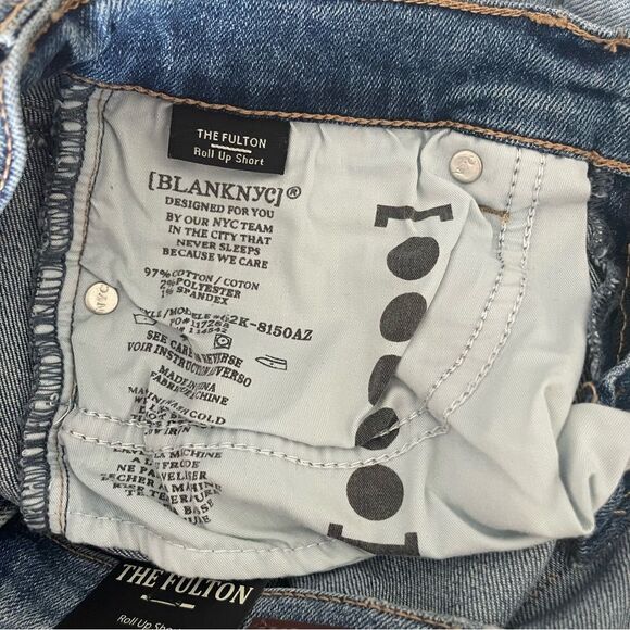 NWT Blank NYC Fulton Roll Up short size 24 - Picture 10 of 10